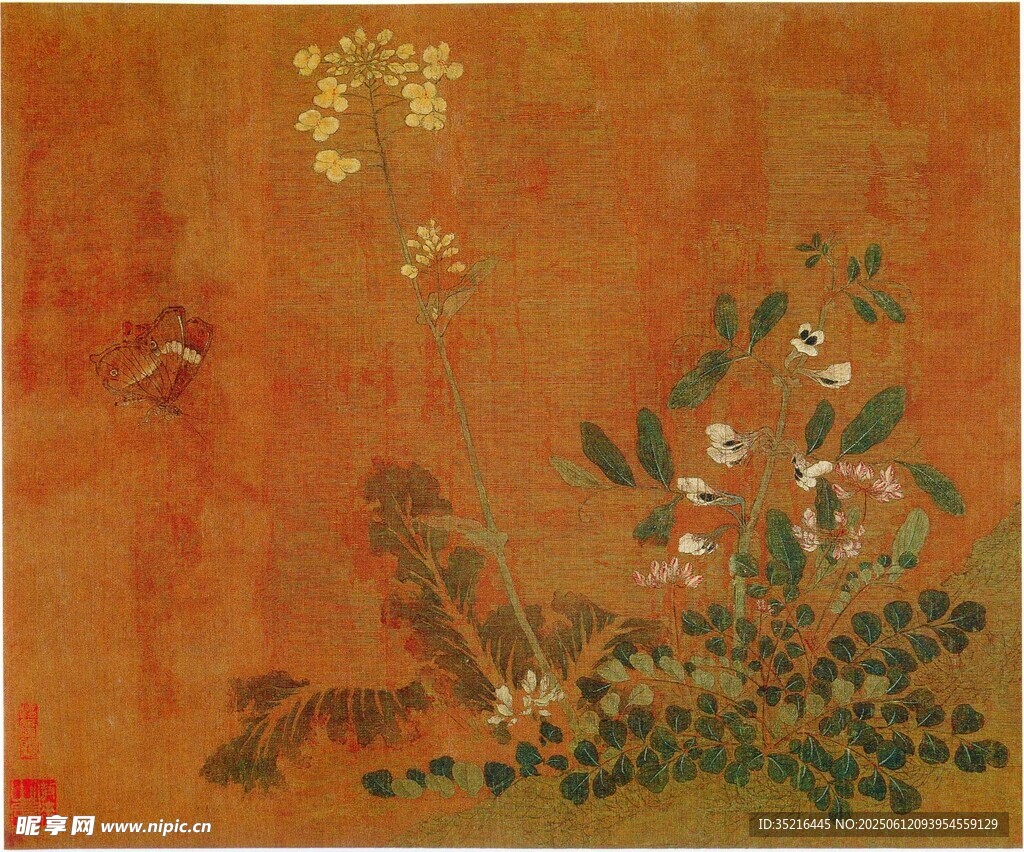 古意花鸟图