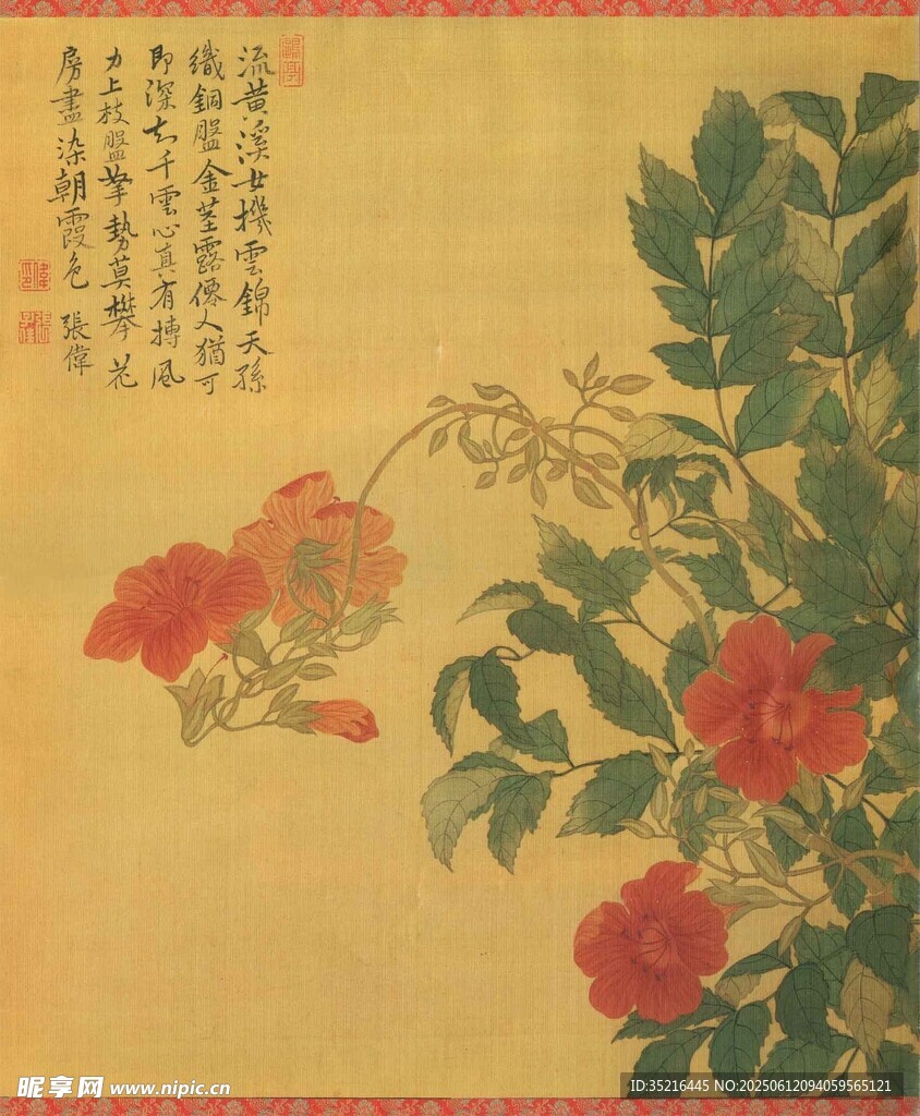 国画花卉图