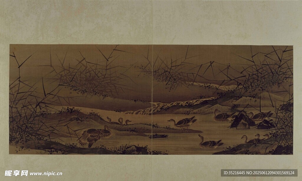 古代山水画卷