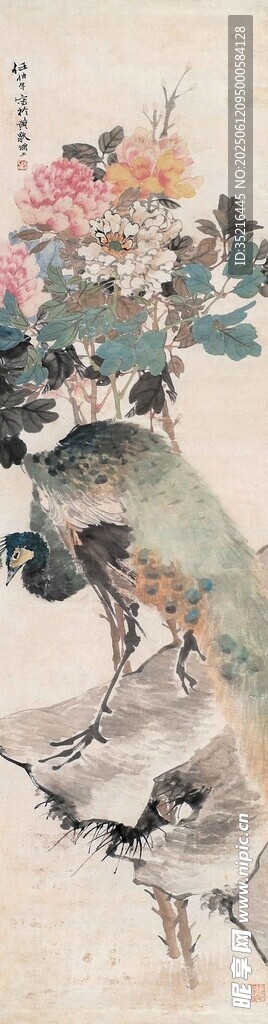 古风人物赏景图