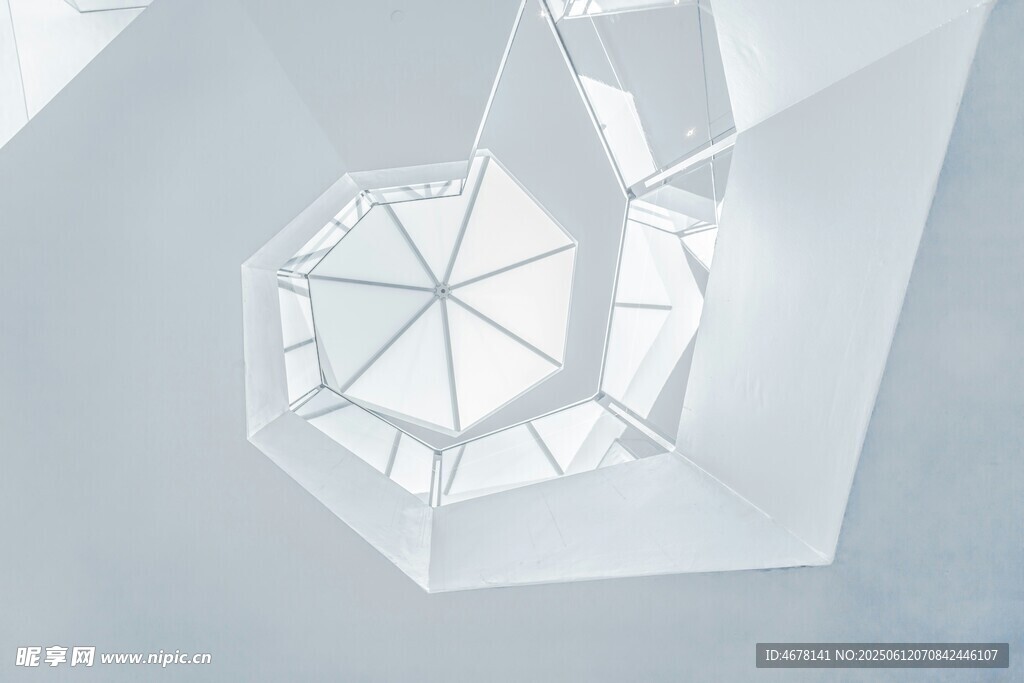 现代简约几何结构建筑空间