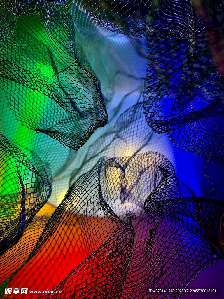 梦幻色彩抽象艺术图案