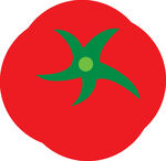 卡通番茄图案