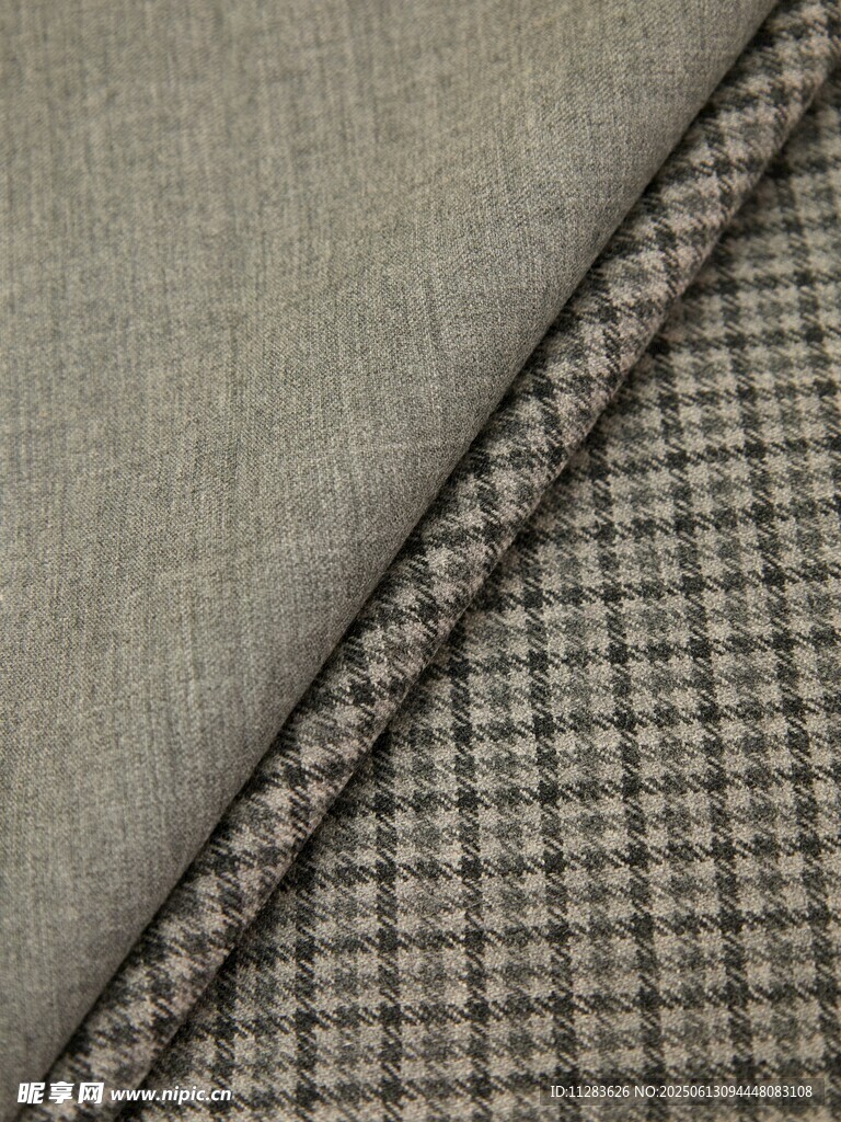 格子布料细节展示