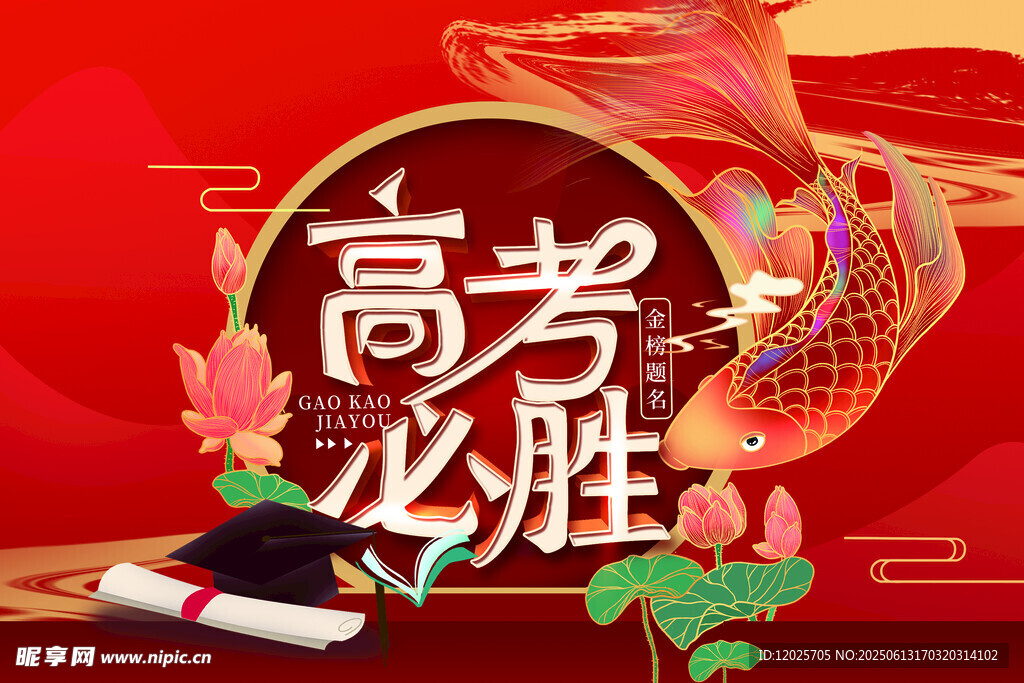 高考必胜励志装饰画面