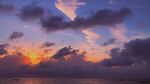 海边绚丽晚霞天空美景