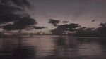 黄昏湖畔静谧风景