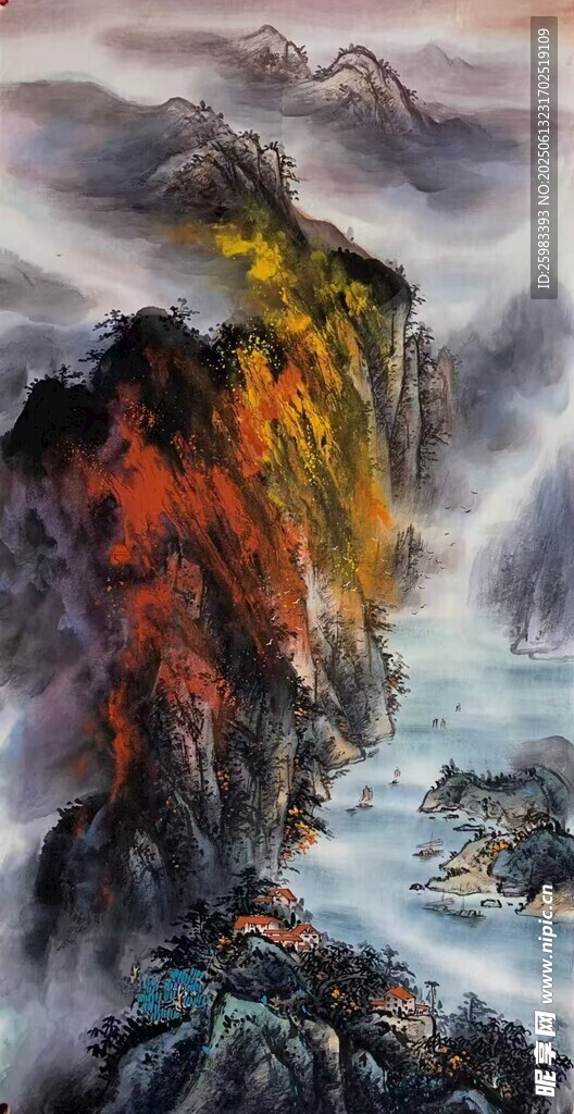 壮丽山水图