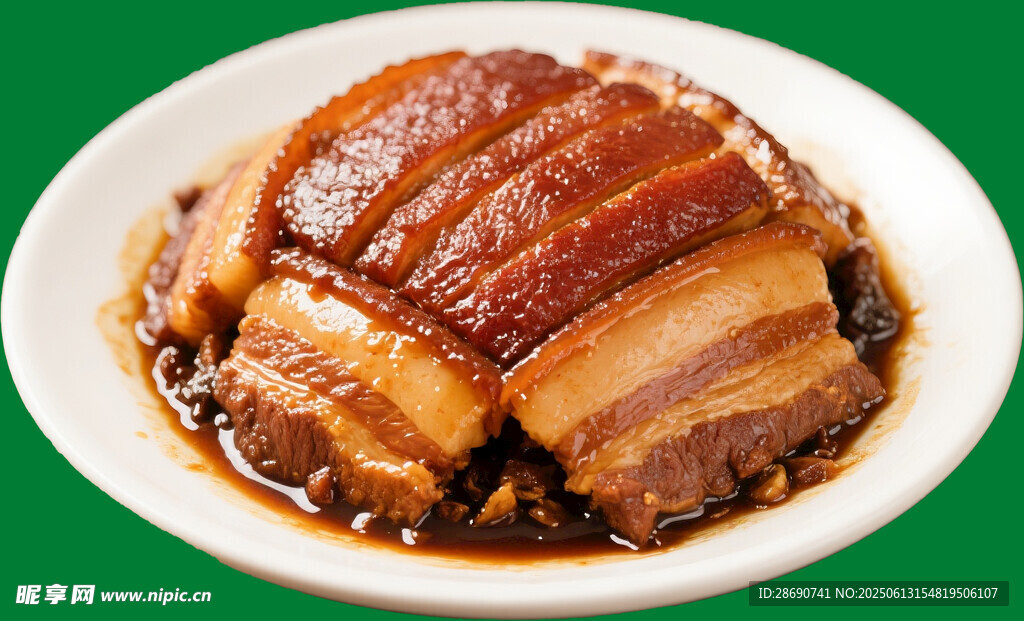 美味诱人的红烧扣肉