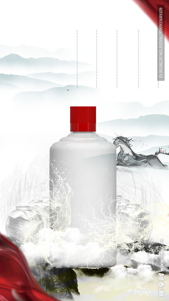 白酒背景