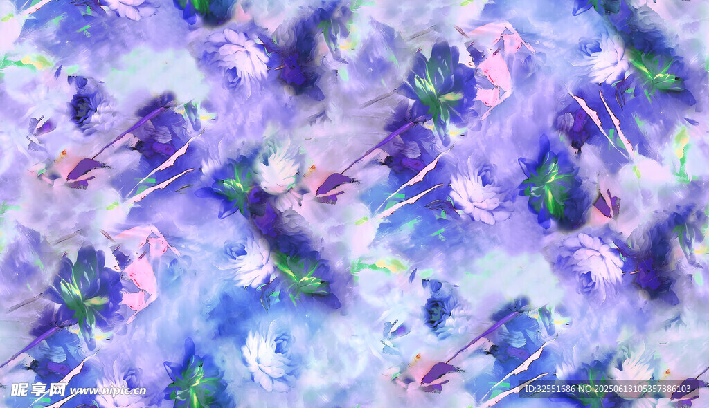 水彩花