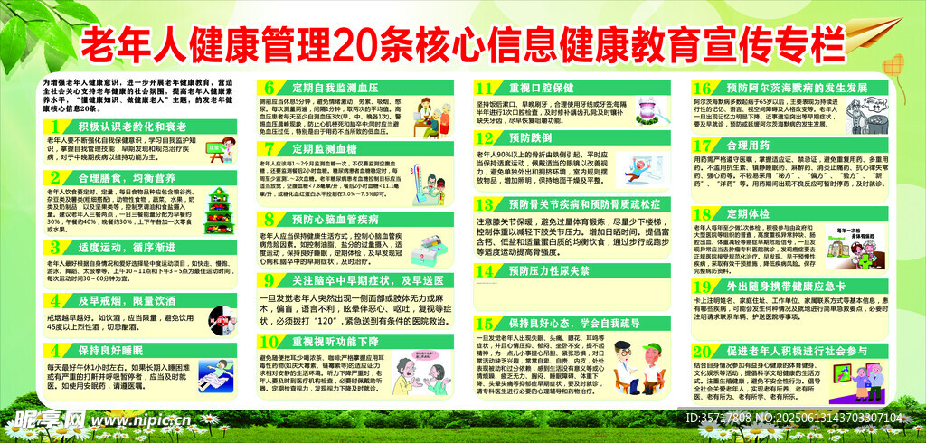 健康管理20条核心教育