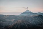 壮丽火山景观 山峦起伏