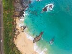 美丽海滨风光俯瞰图