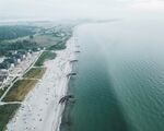 海滨风光俯瞰图