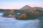 壮丽火山云海景观