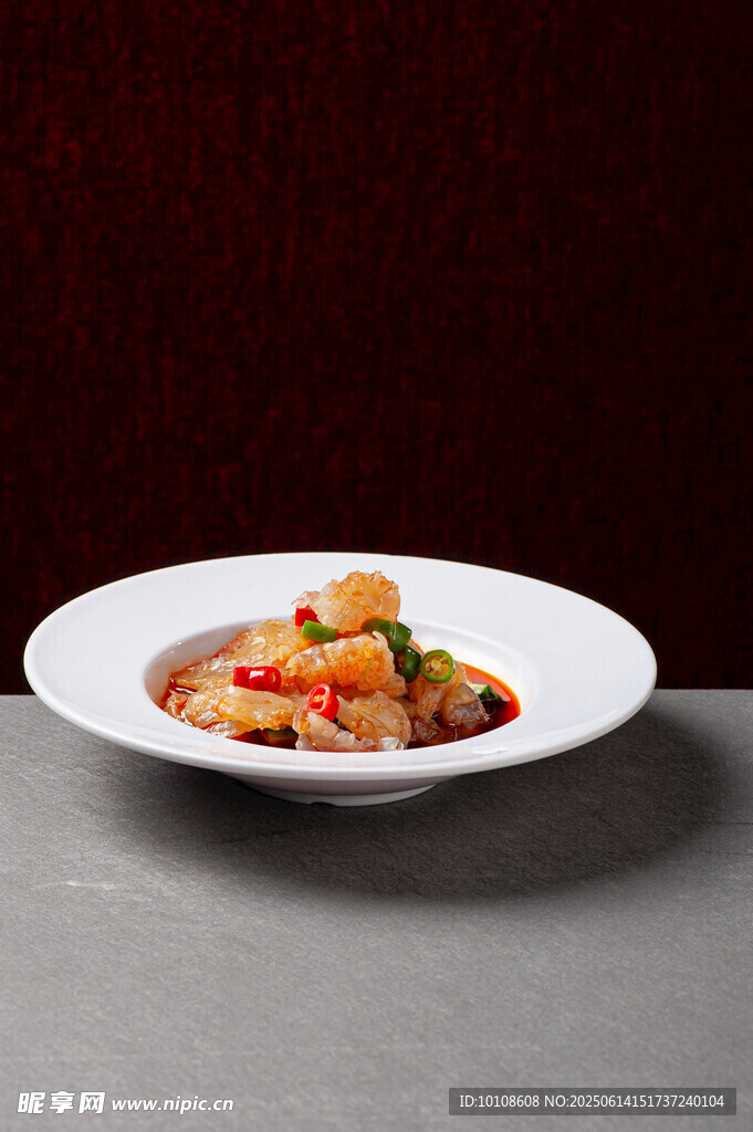 餐饮捞汁青瓜海蜇头高清大图