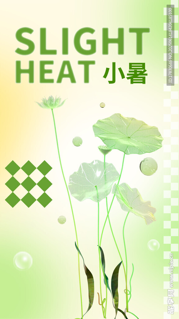 小暑海报