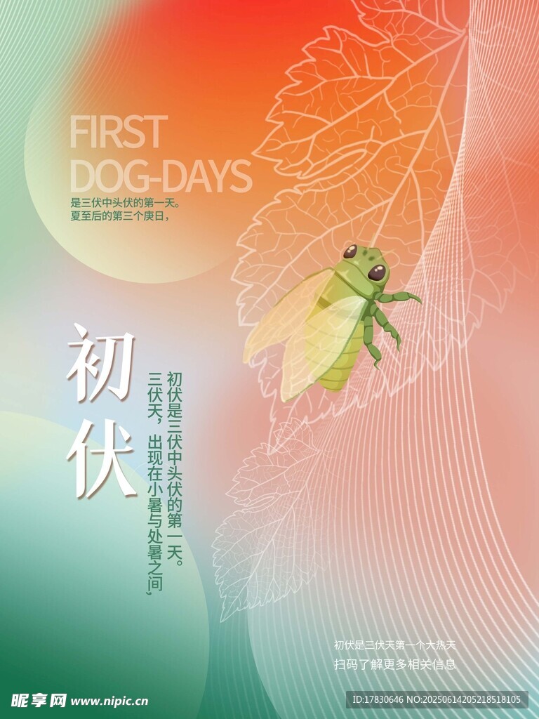 三伏天海报
