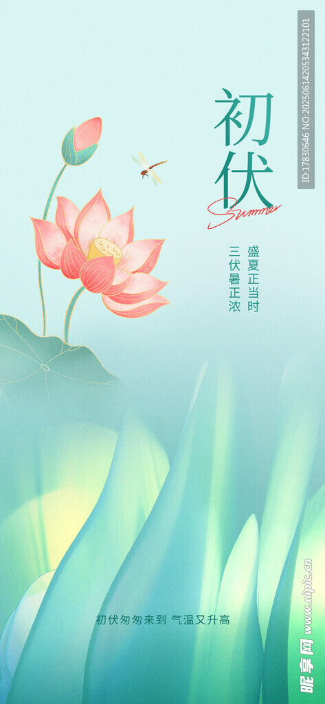 三伏天海报