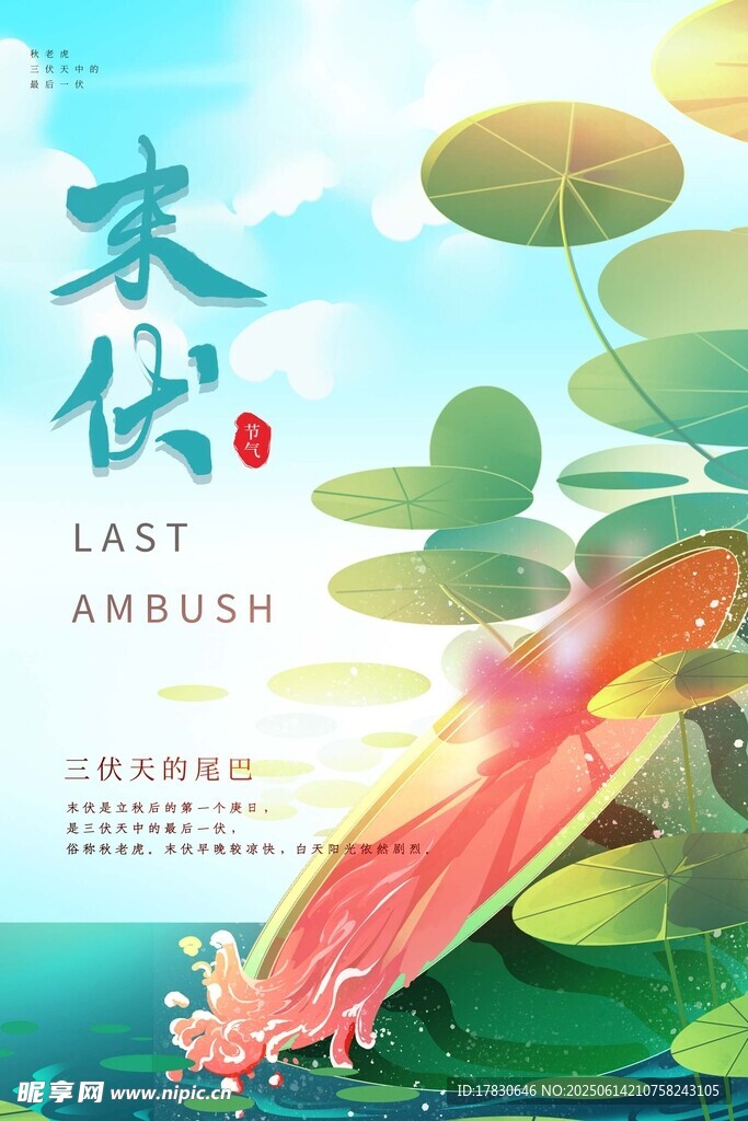 三伏天海报