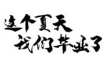 这个夏天我们毕业了