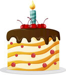 美味生日蛋糕