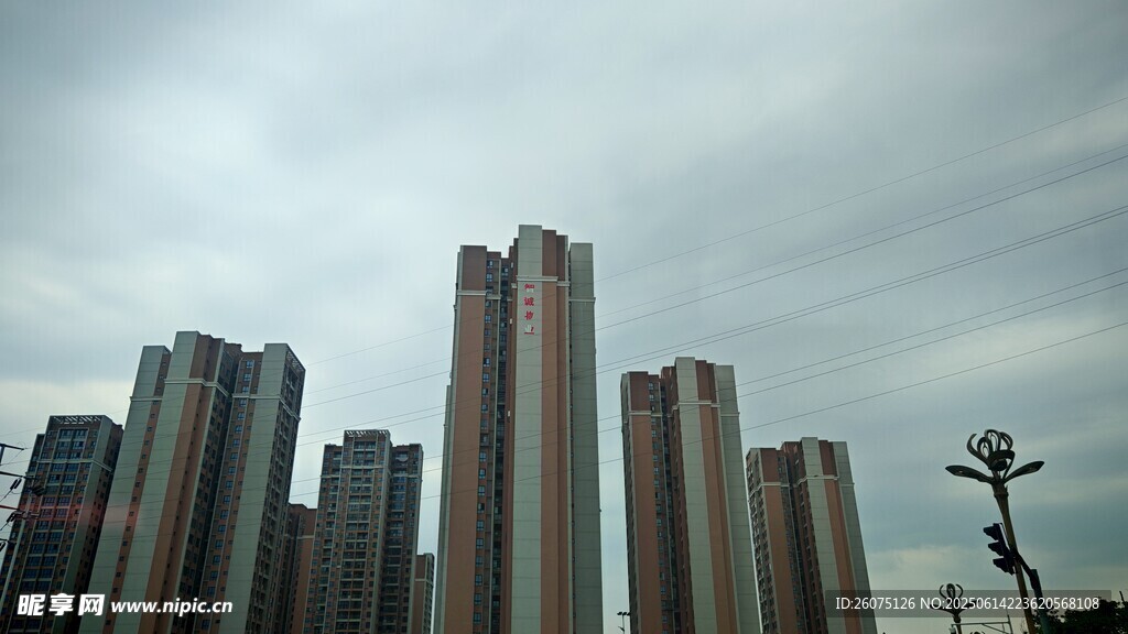 城市高楼林立景观