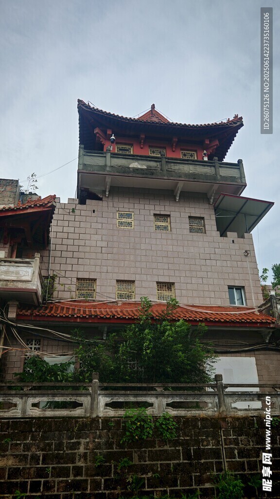 中式古建筑屋顶景观