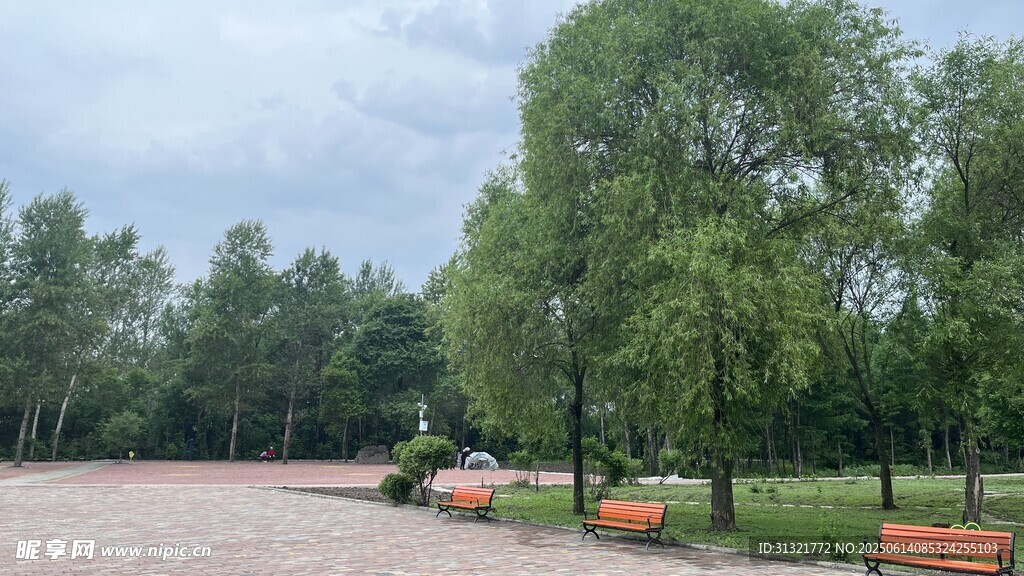 公园休闲场景