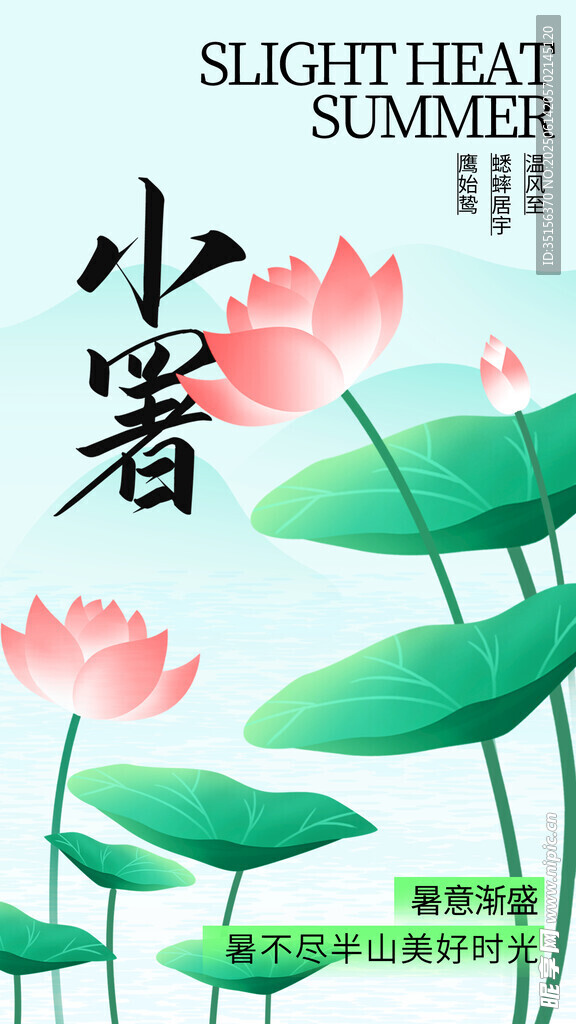 小暑海报