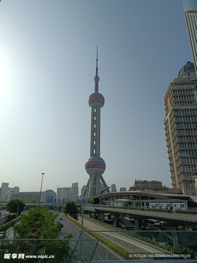 上海东方明珠城市景观
