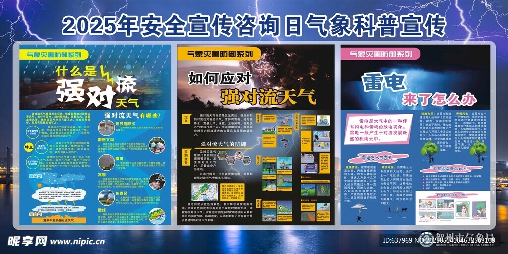 强对流天气展板