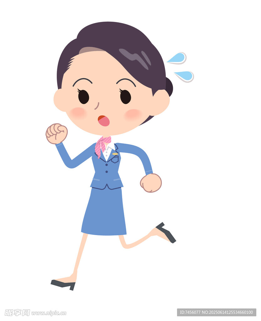 奔跑的职业女性