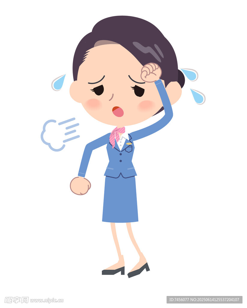 职场女性焦虑瞬间