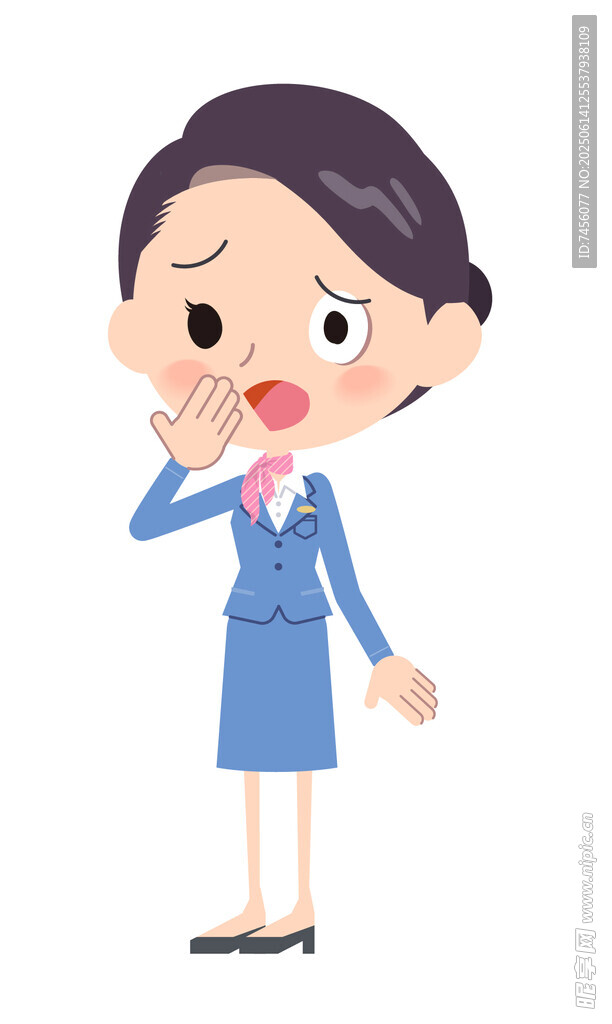 惊讶的职业女性