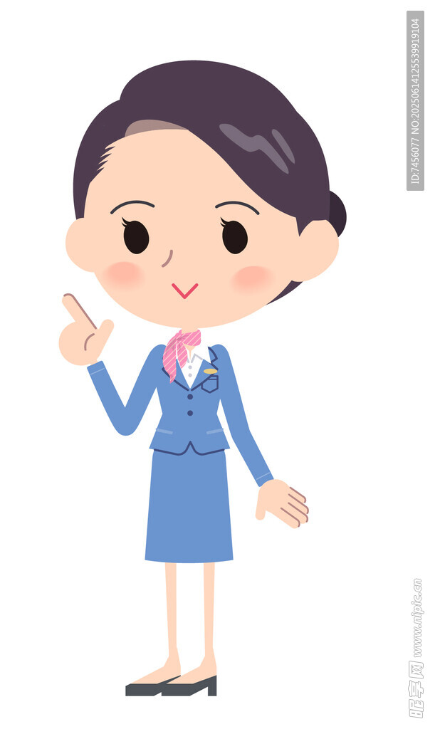 职业女性微笑指引