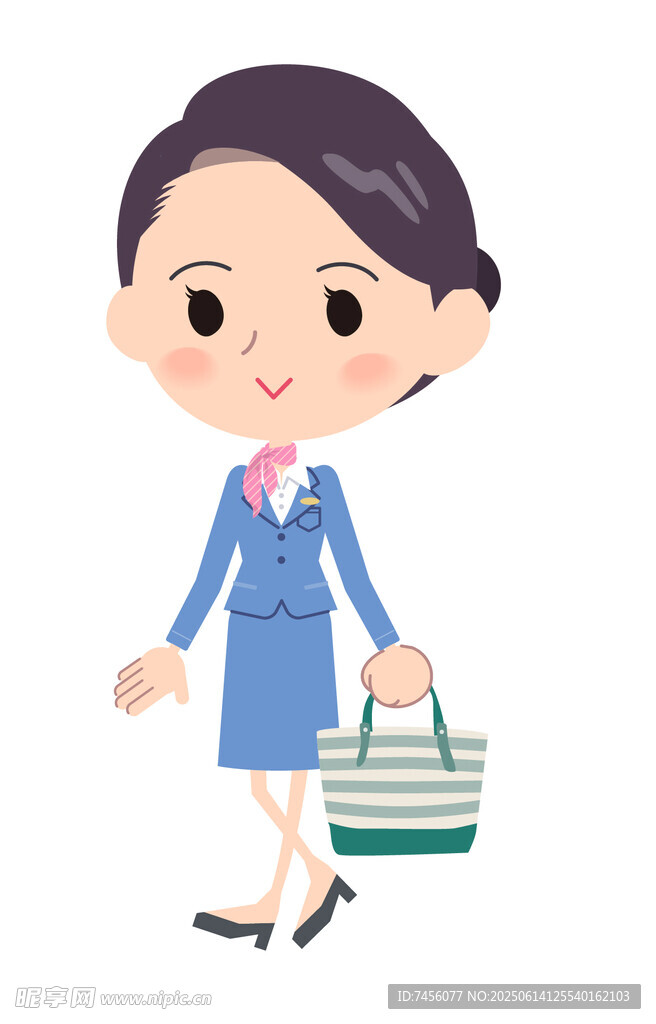 提购物袋的职业女性