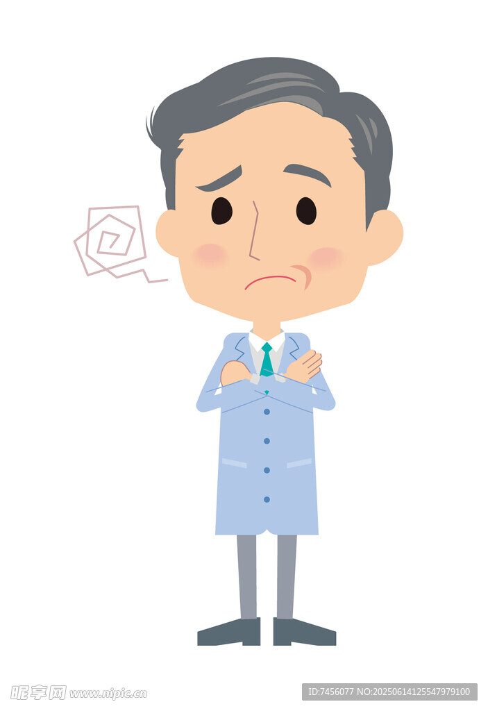 苦恼的科研人员