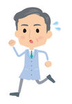 奔跑的商务男士