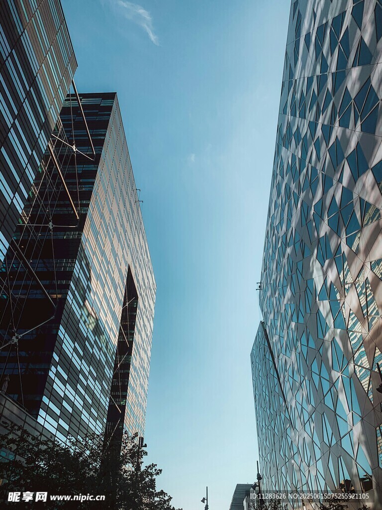 都市摩天大楼景观