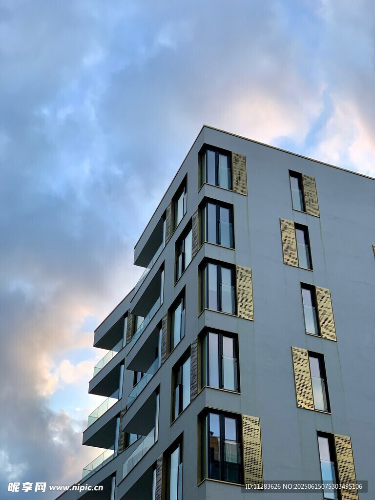 现代风格高层公寓建筑