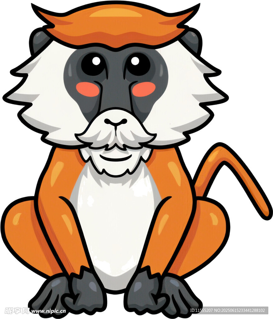 可爱卡通猴子形象