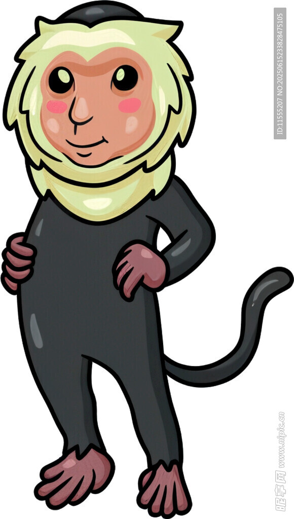 卡通猴子形象