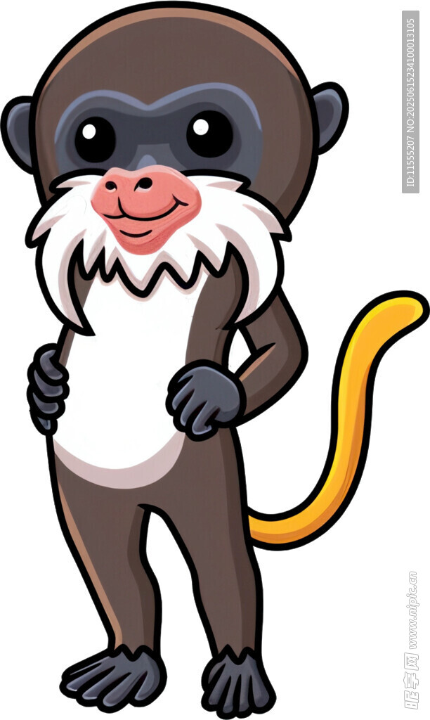 可爱卡通猴子形象