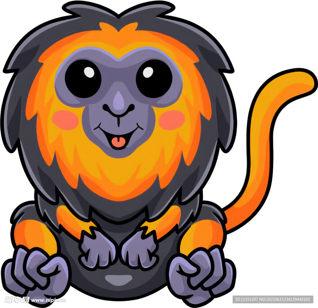 可爱小猴子卡通形象