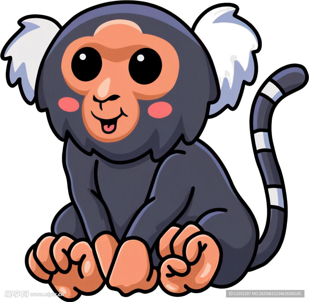 可爱小猴子卡通形象