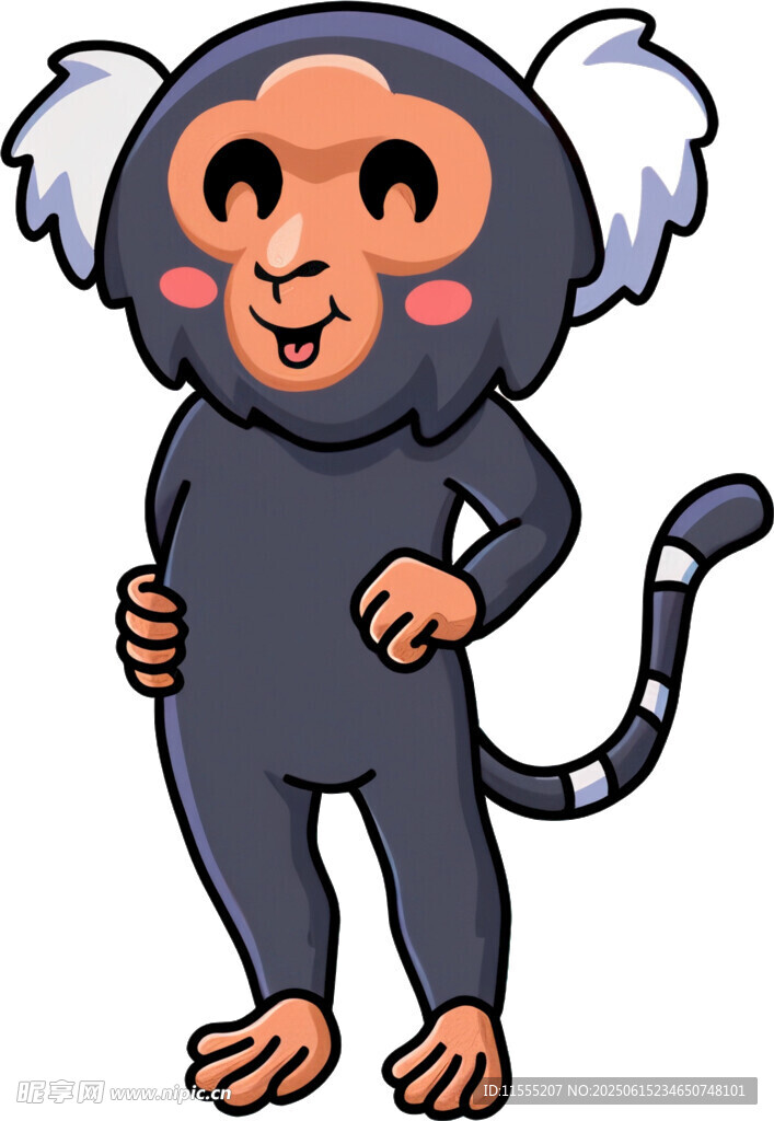 可爱卡通猴子形象
