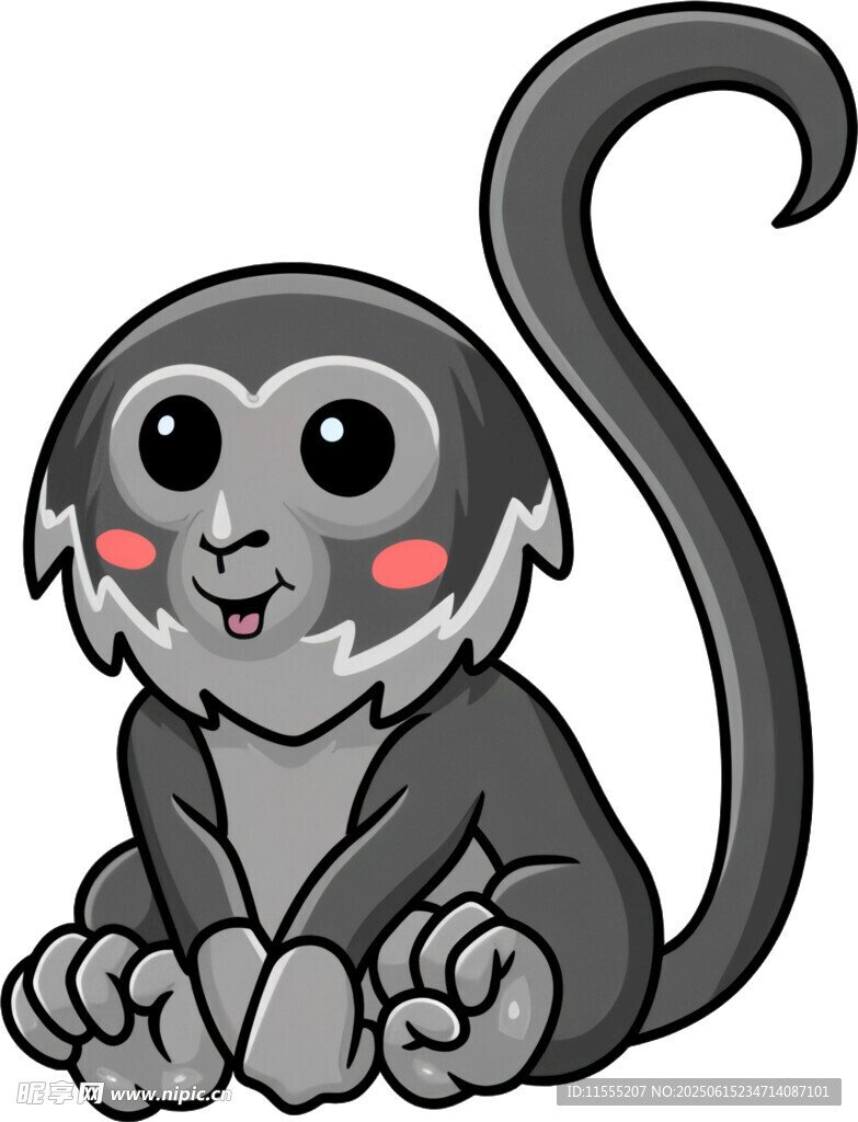 可爱小猴子卡通形象