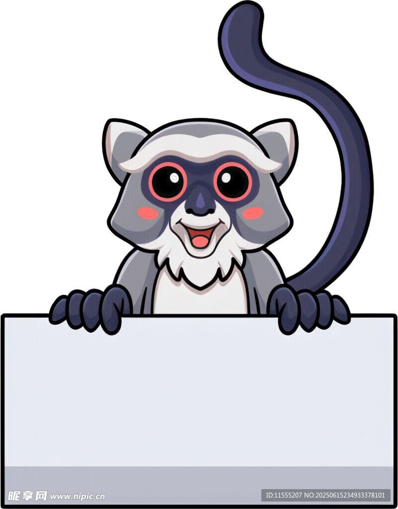 狐猴举牌